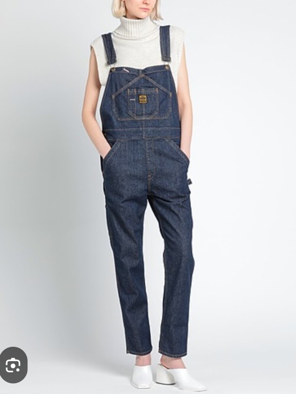 Washington Dee Cee cotton logo-patch dungarees size 27 BNWT